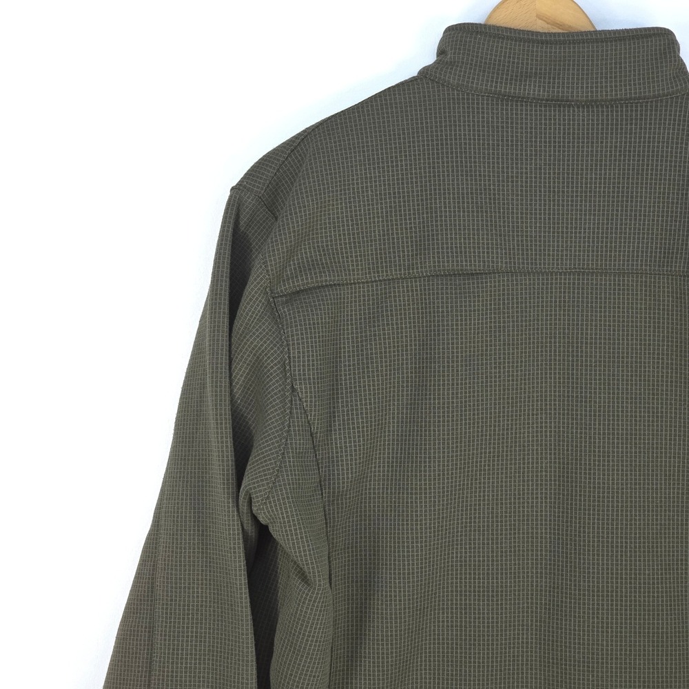10,000 Ft Above Sea Level Fleece Jacket Mens Large Gorp Checked Full Zip Outdoor - Picture 12 of 15